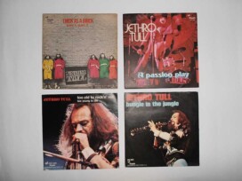 JETHRO TULL : 4 singoli made in Italy anni ’70